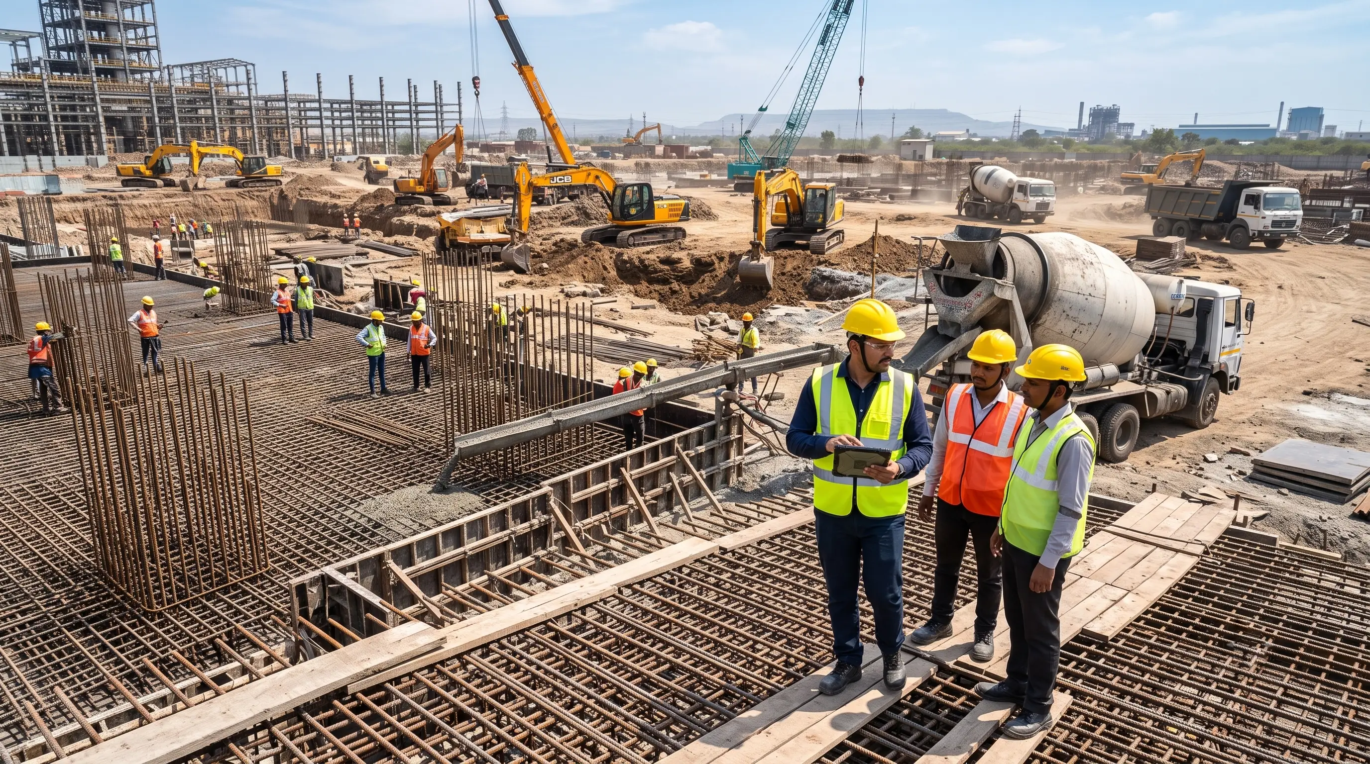 Kraficon Industrial Civil Construction Foundation Work