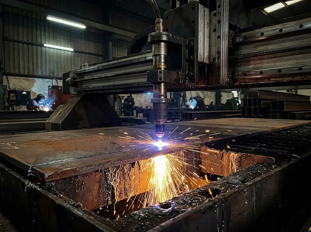 Automated CNC Steel Cutting & Welding